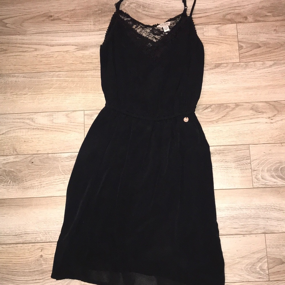 guess black dress